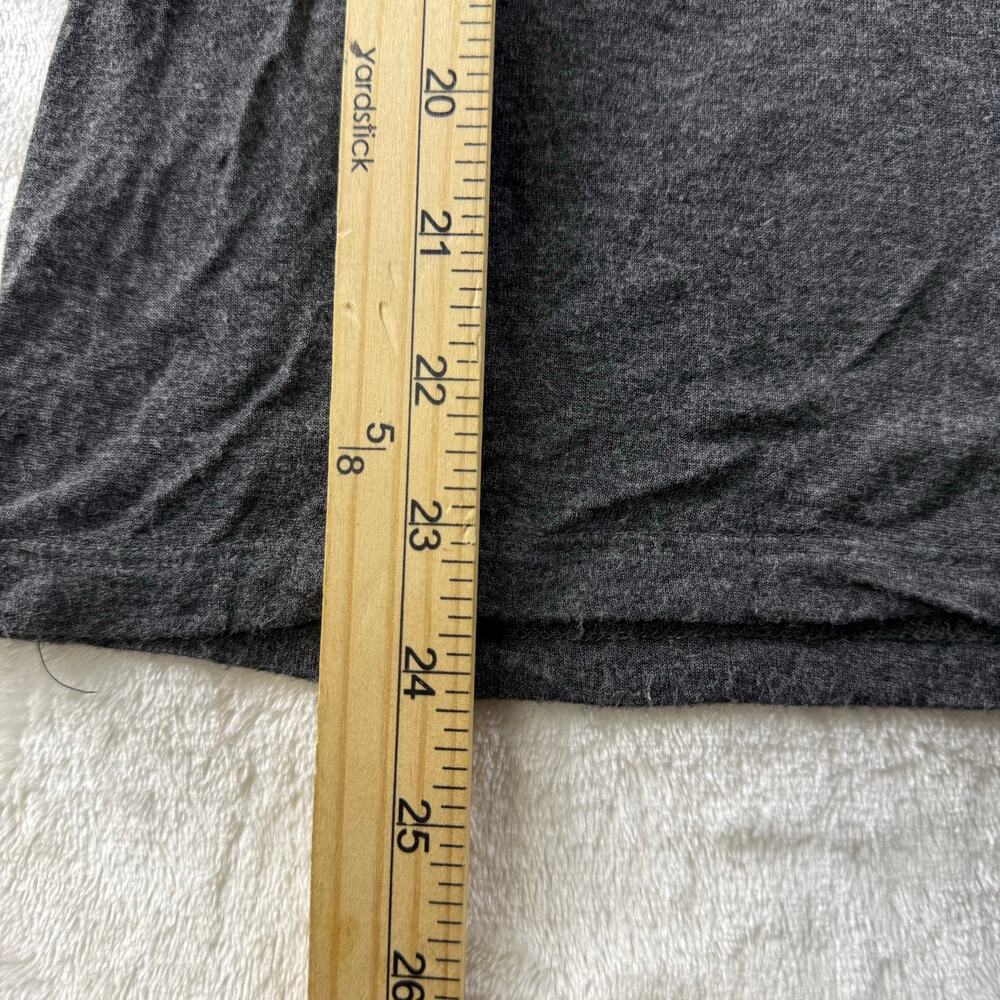 Zenana Outfitters V-Neck Long Sleeve T-Shirt Women's Size Medium Gray - Picture 5 of 5